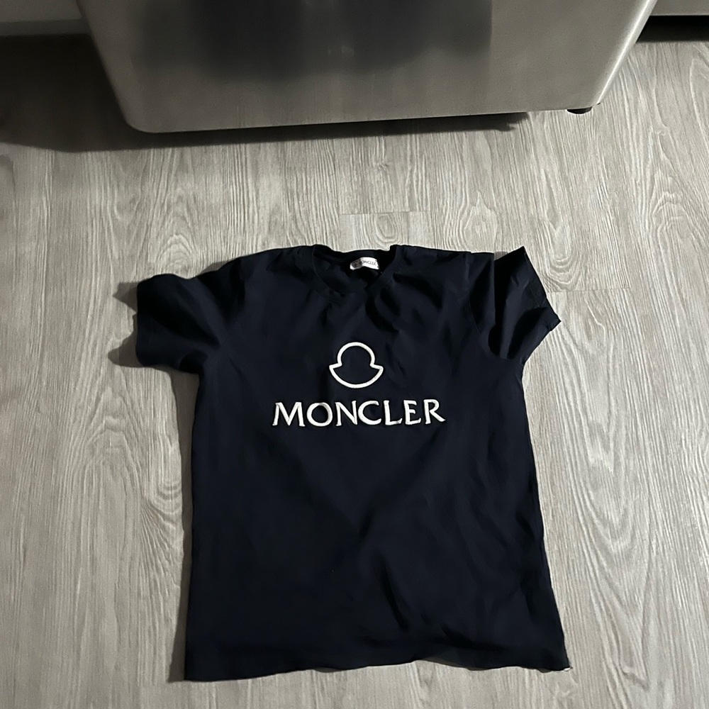 Authentic Moncler T Shirt Navy